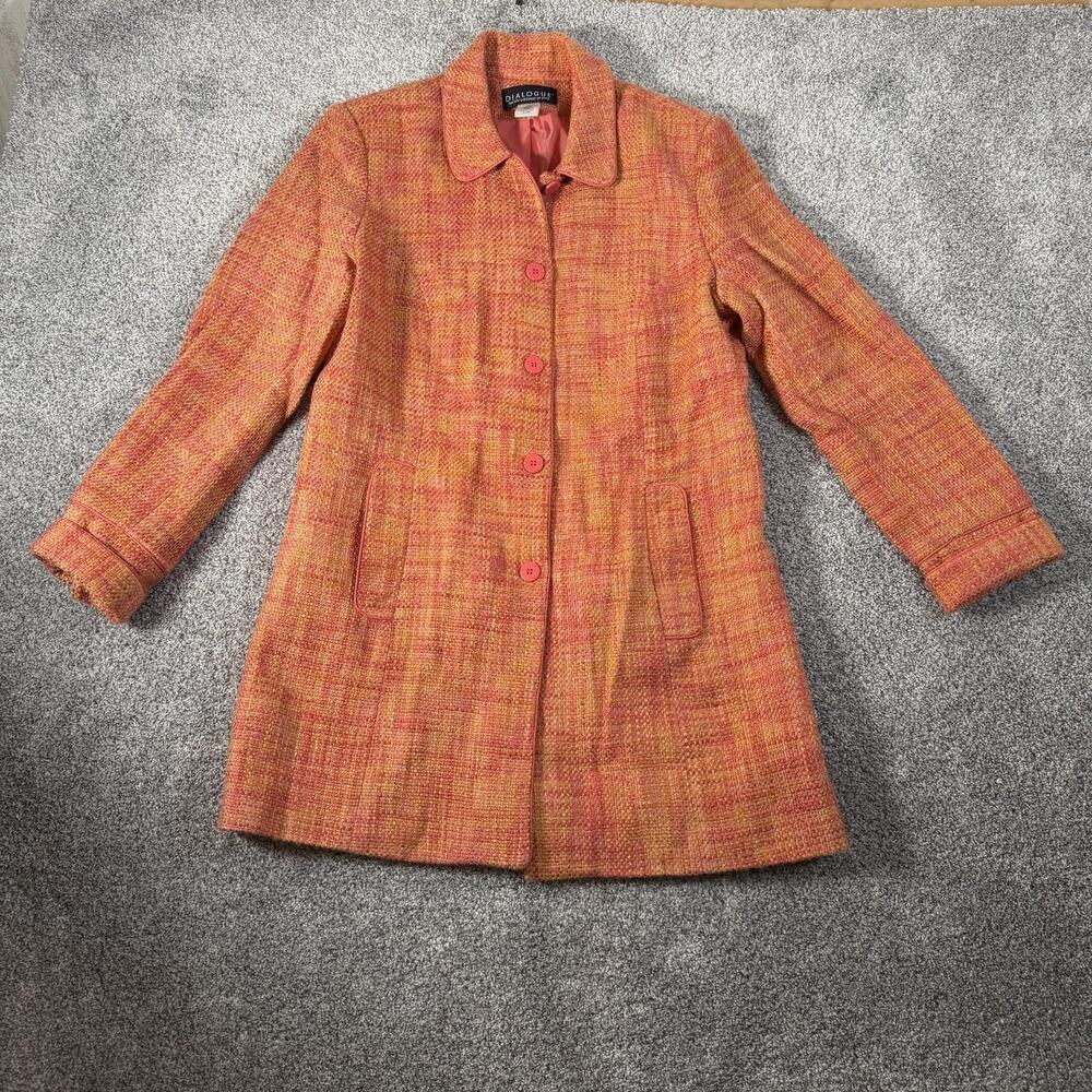 Dialogue Bouclé Coat 10 Retro Mod Preppy Y2K Ladylike Dopamine Dressing Office